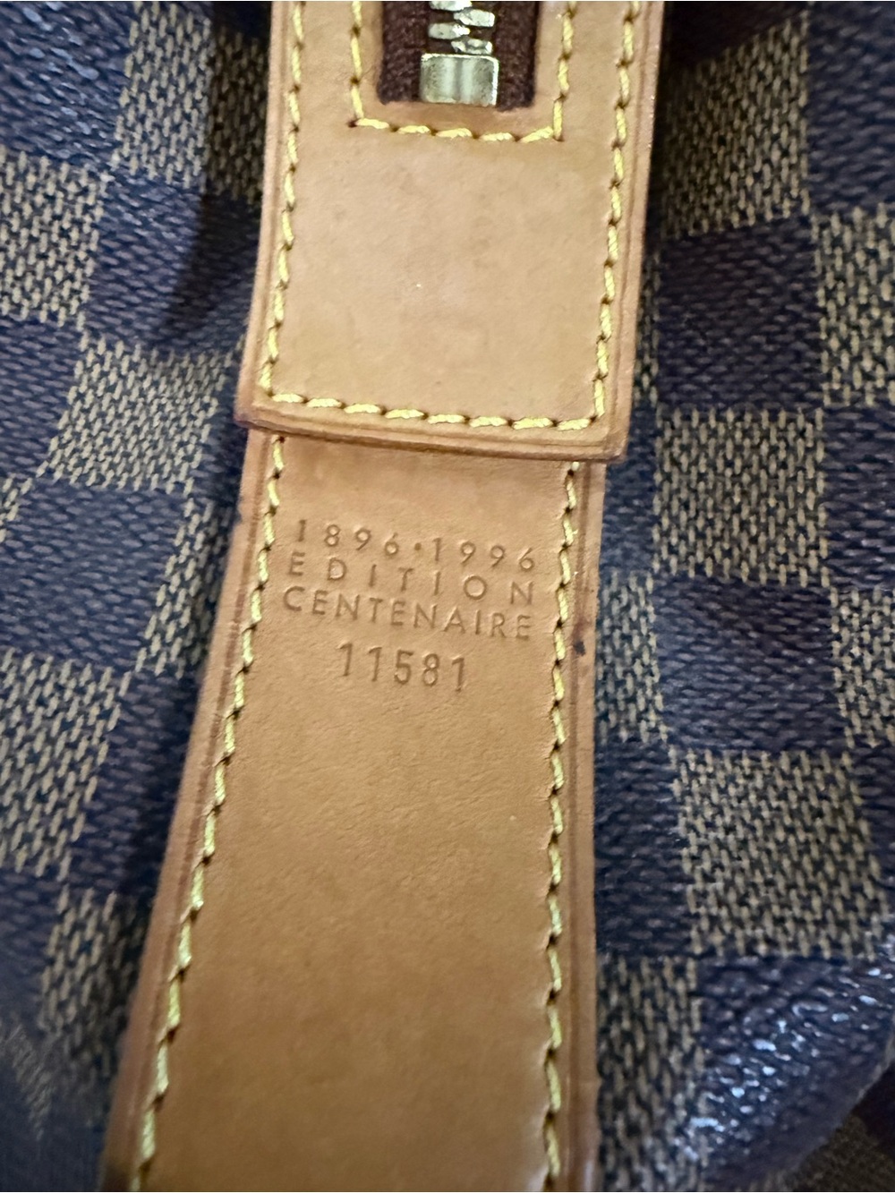 Louis Vuitton Limited Edition 1996 100 Anniversary Centenaire DE Shoulder Tote - Picture 2 of 15